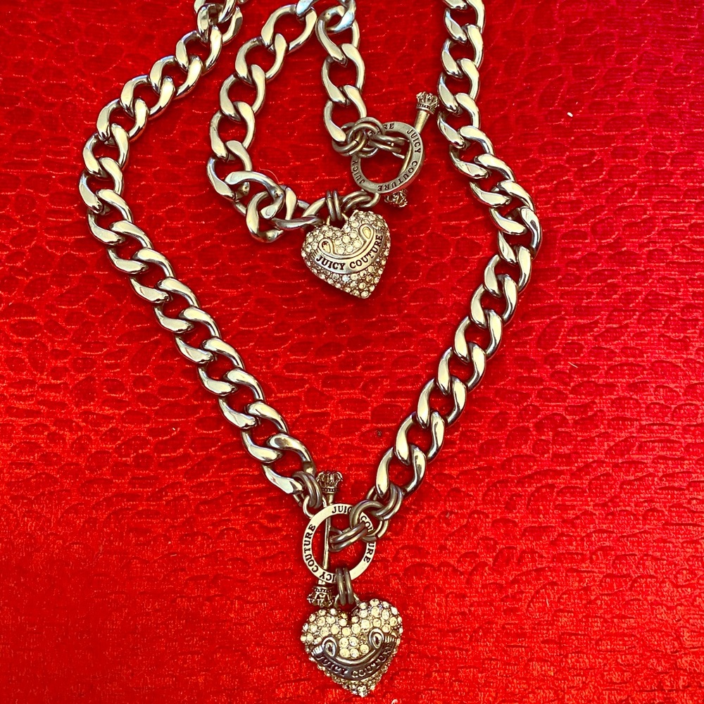 Juicy Couture Necklace and Bracelet